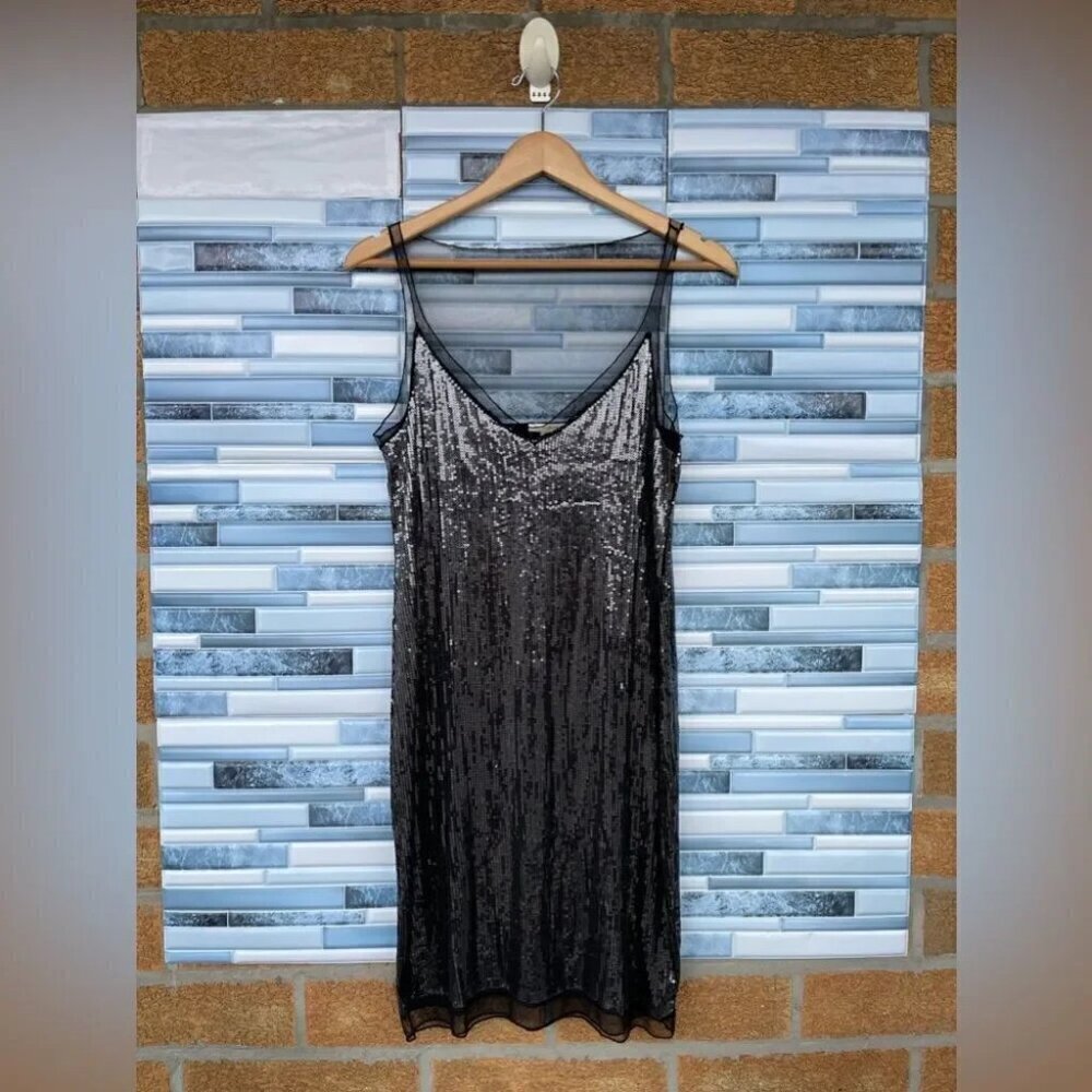 White + Warren Sequin dress size medium